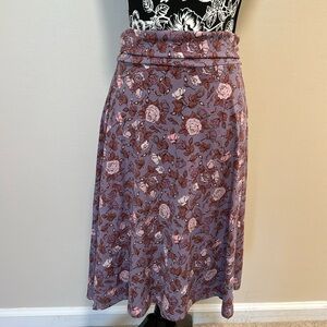 LuLaRoe Azure floral skirt